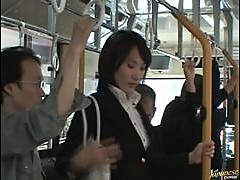 Abusing a Sexy Asian in The Bus